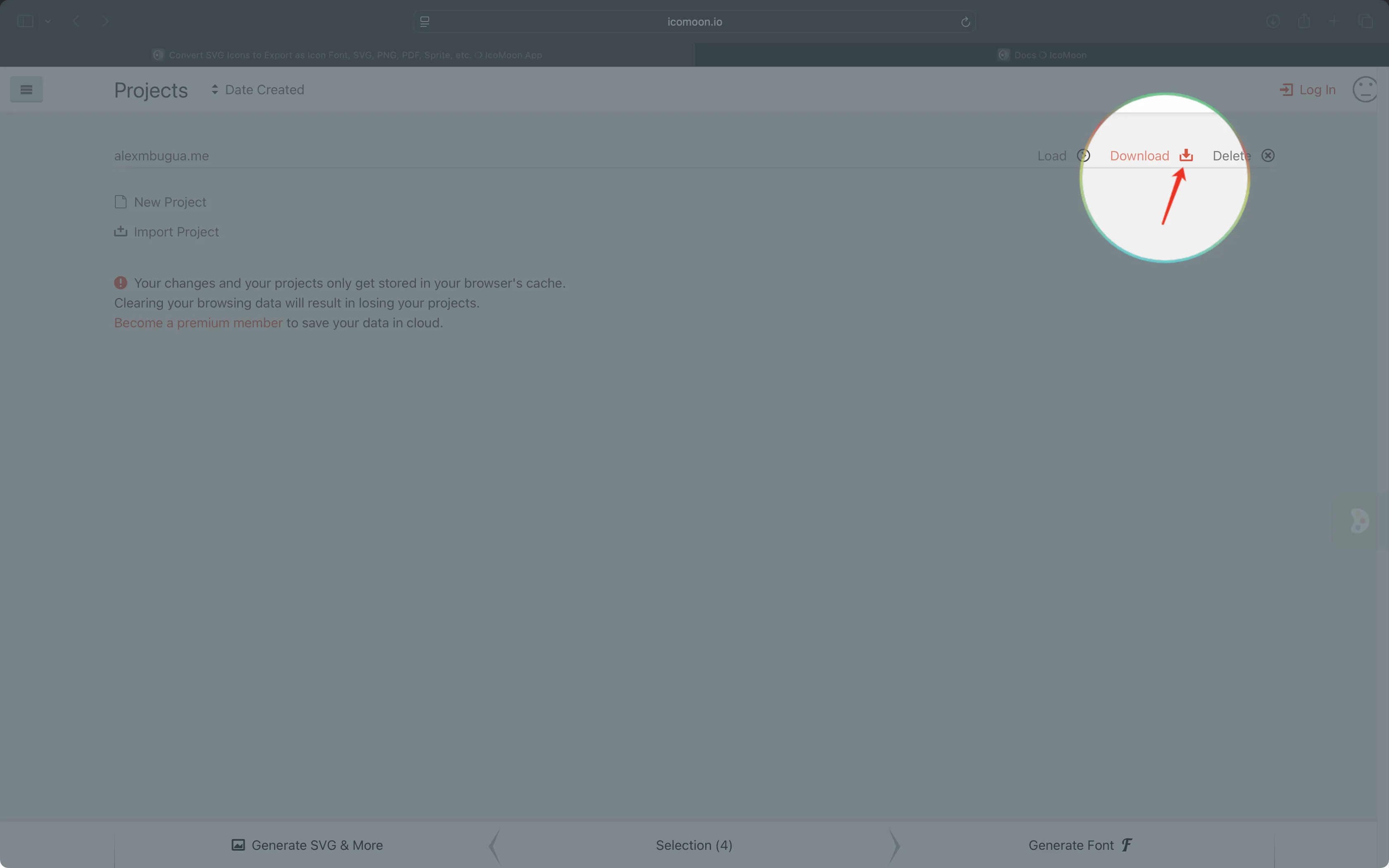 Download Project.json