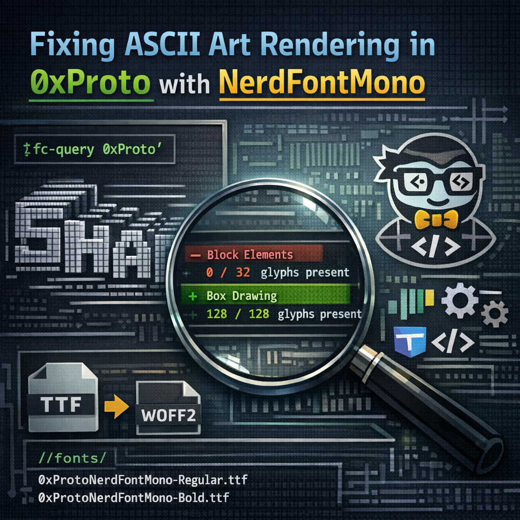 patching & Converting Web Fonts with Nerd Fonts