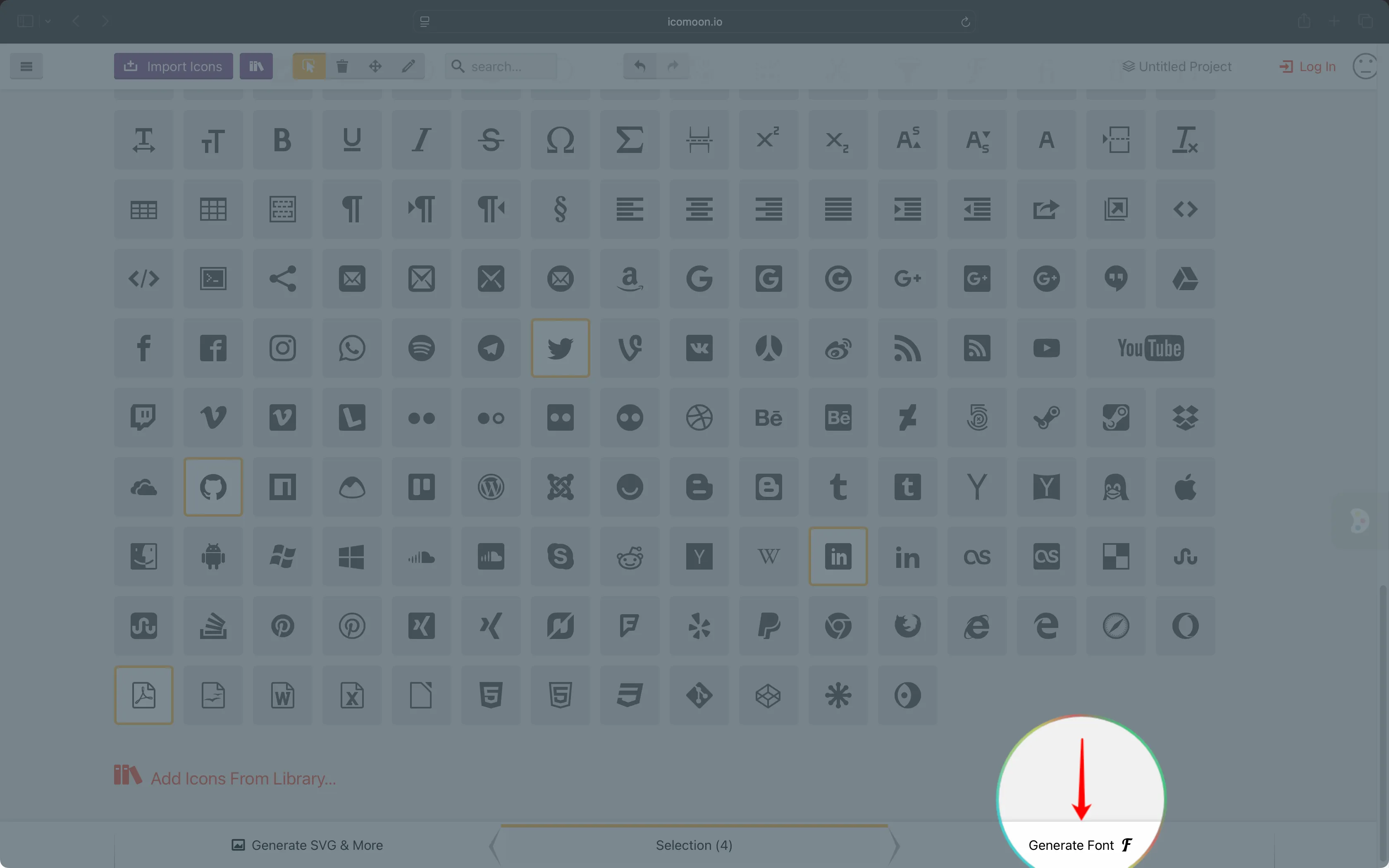 Generate Font