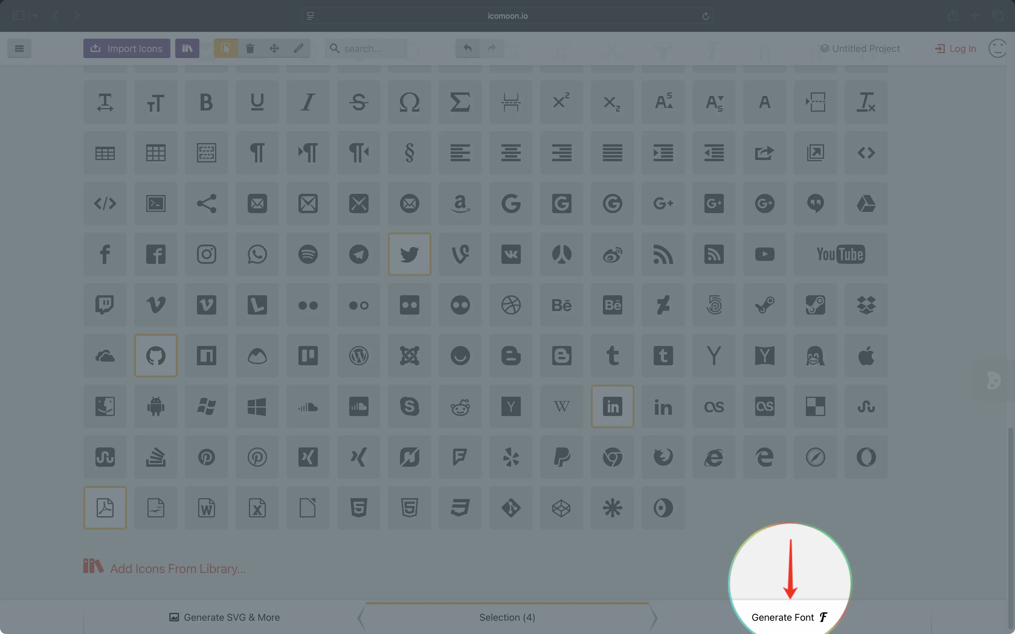 Generate Font