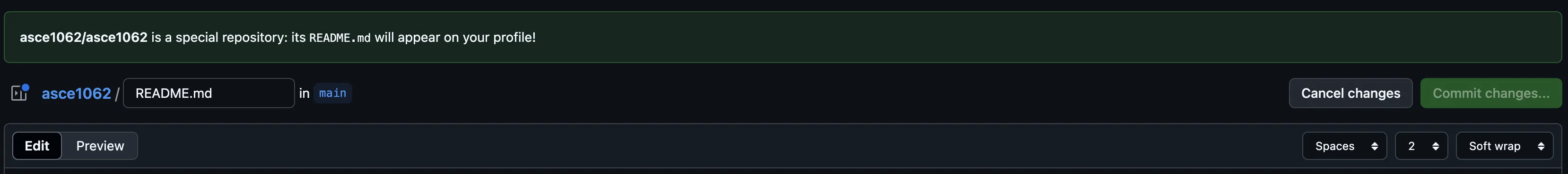 Commit changes...