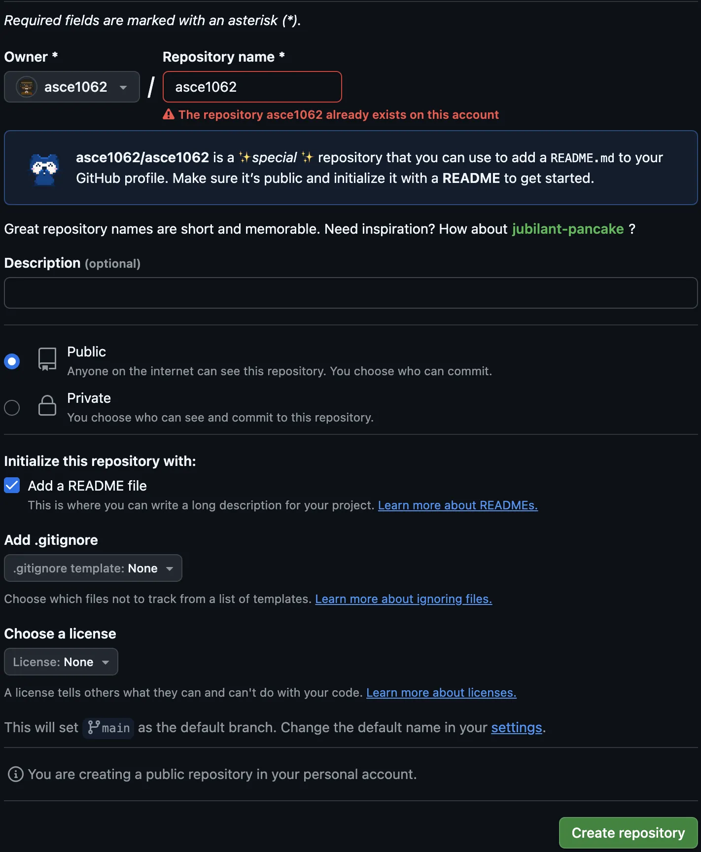 GitHub Repository Setup