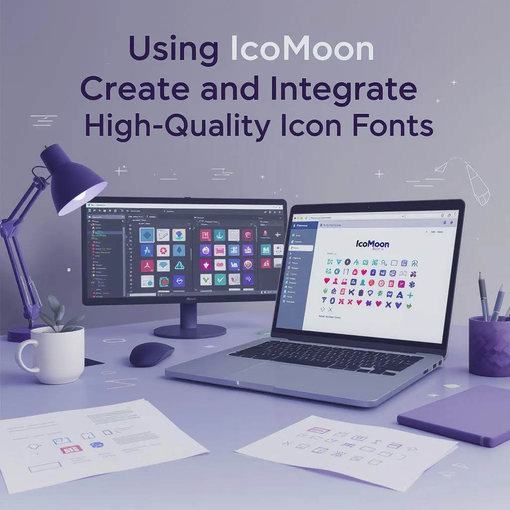 icomoon tips for organizing, updating, and styling custom icon fonts