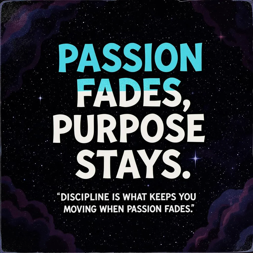 Passion is great; but consistency is more important than staying excited
